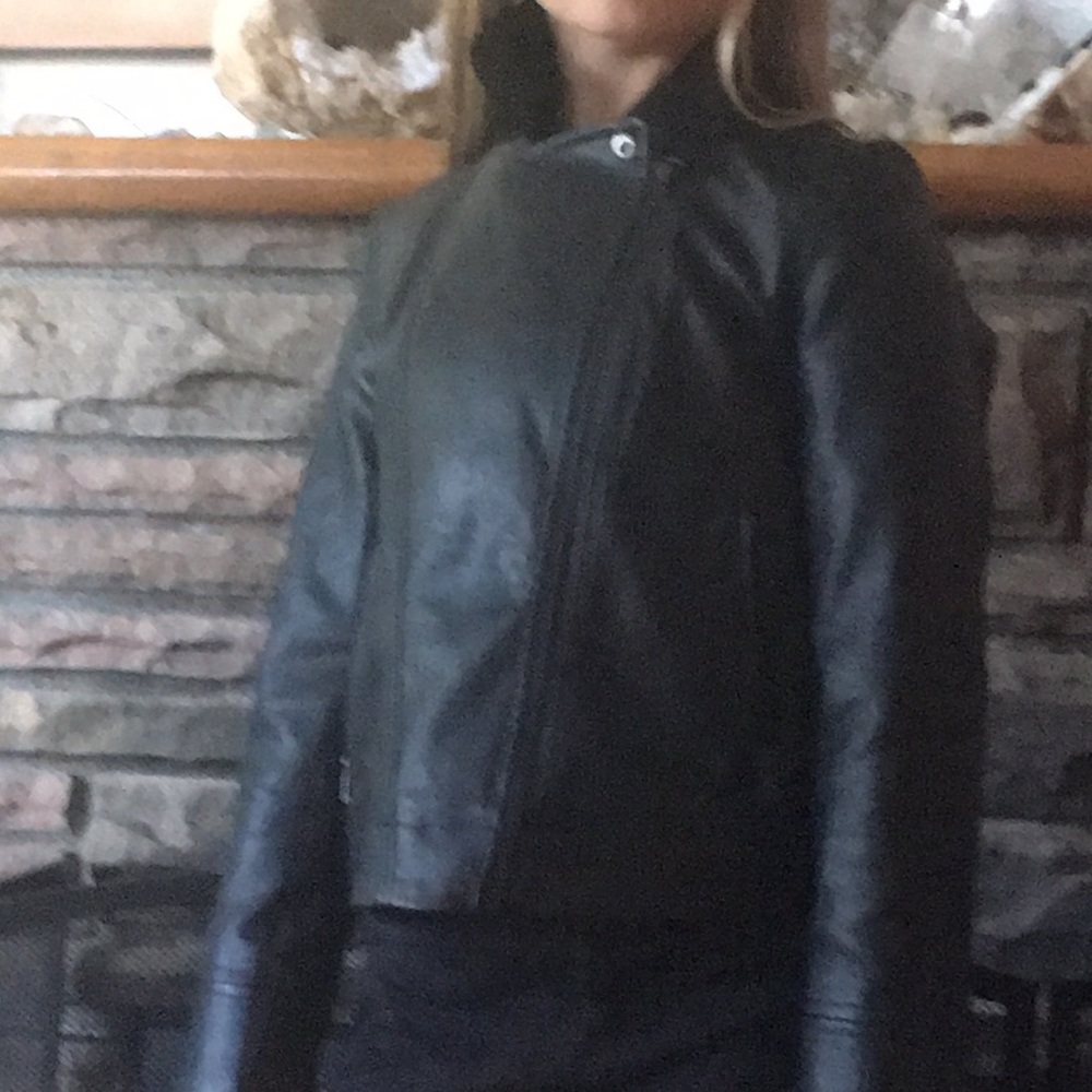 Faux Leather Jacket